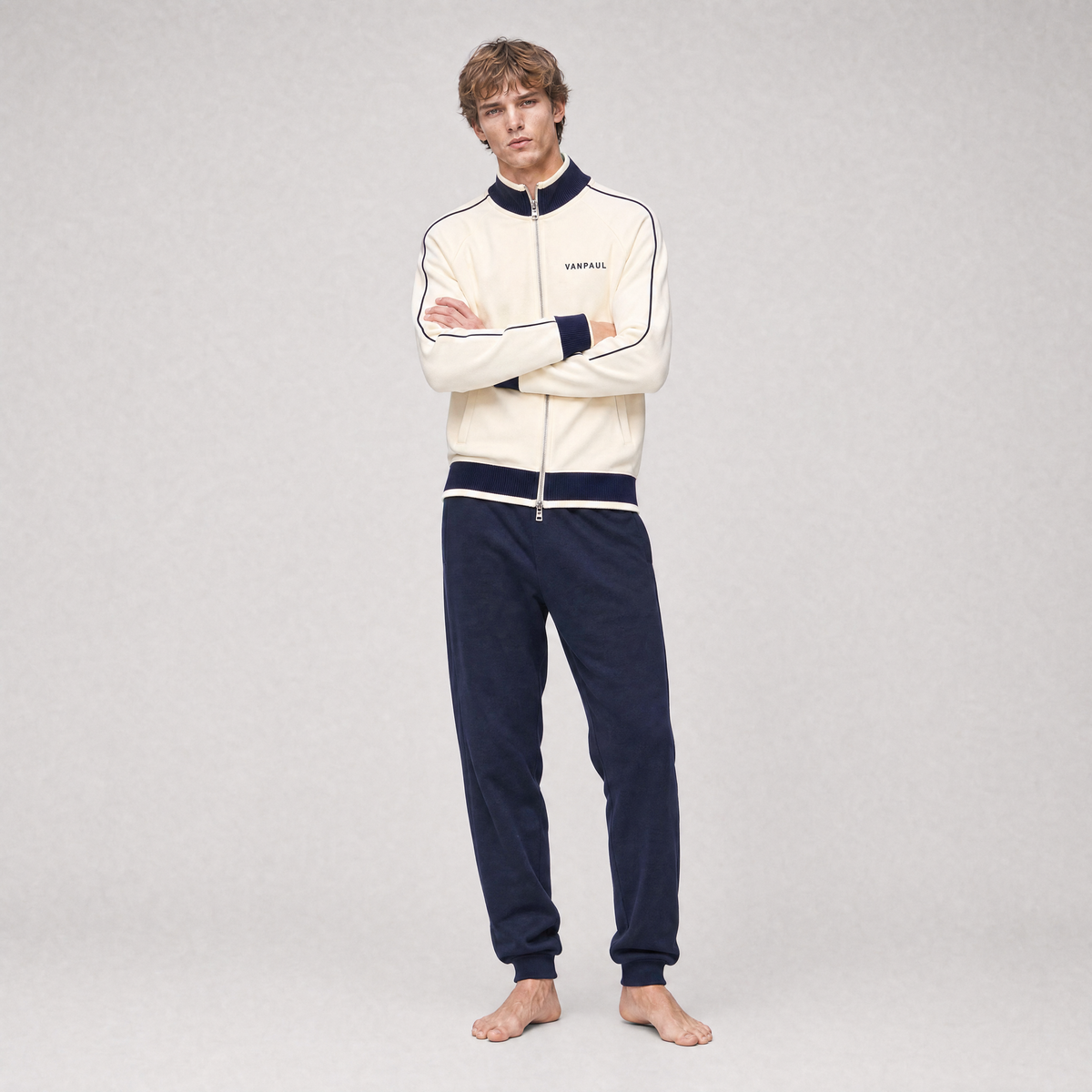 Zip-track jacket