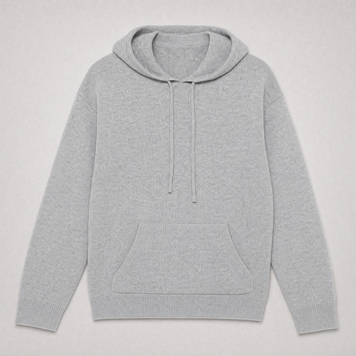 Cashmere hooded jersey