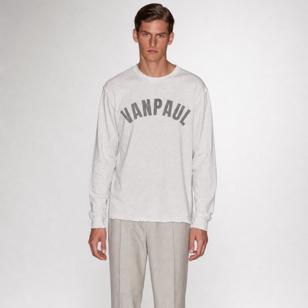 Long-sleeved cotton T-shirt