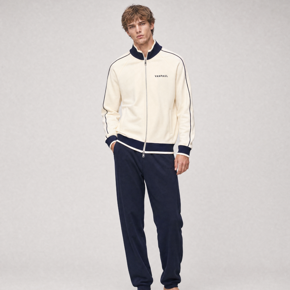Zip-track jacket