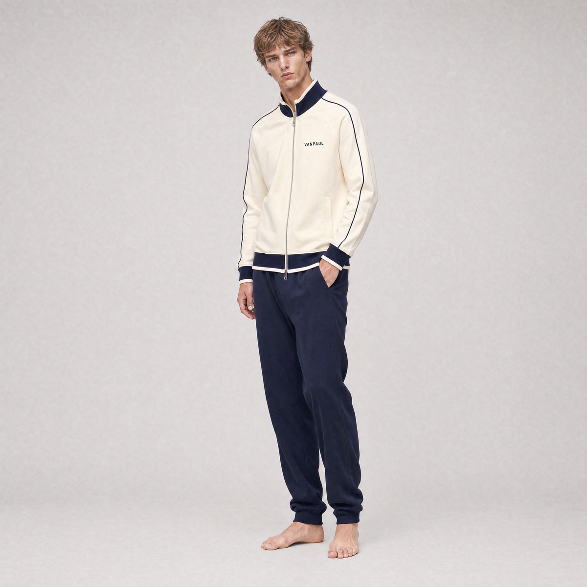 Zip-track jacket